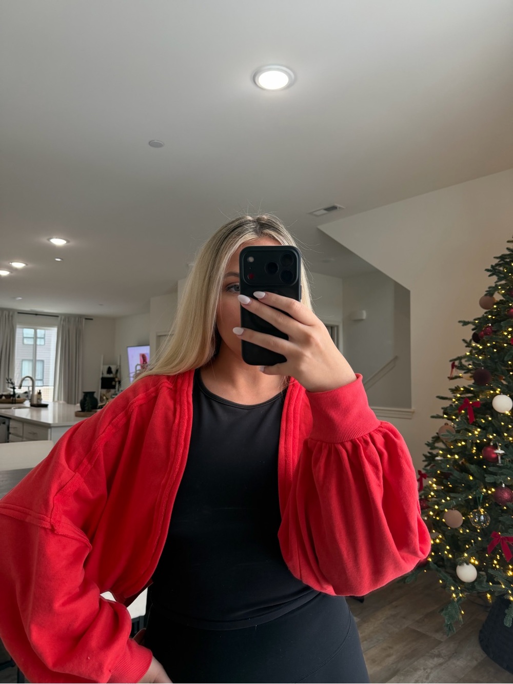 Ayla red bolero shrug nwt - Picture 7 of 16